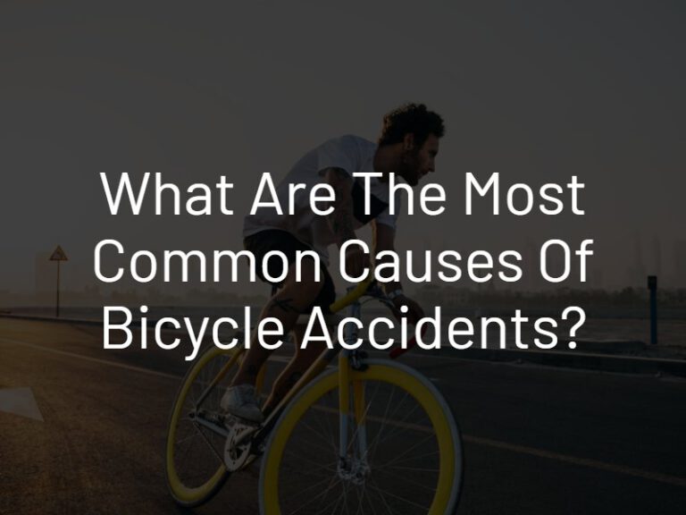 What Are the Most Common Causes of Bicycle Accidents? Knowles Law Firm