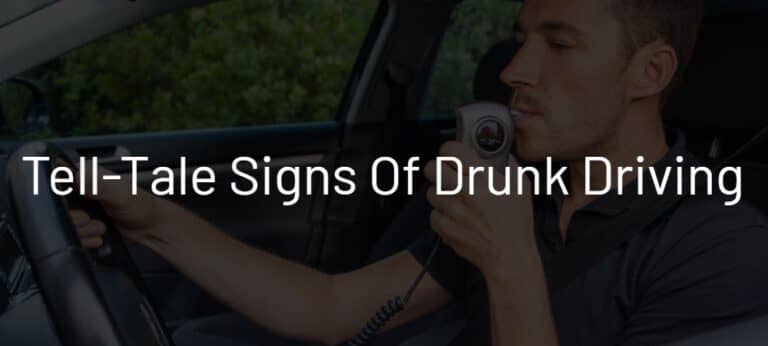 Tell-Tale Signs of Drunk Driving - Knowles Law Firm