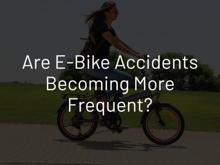 Electric Bike Accident Statistics Knowles Law Firm