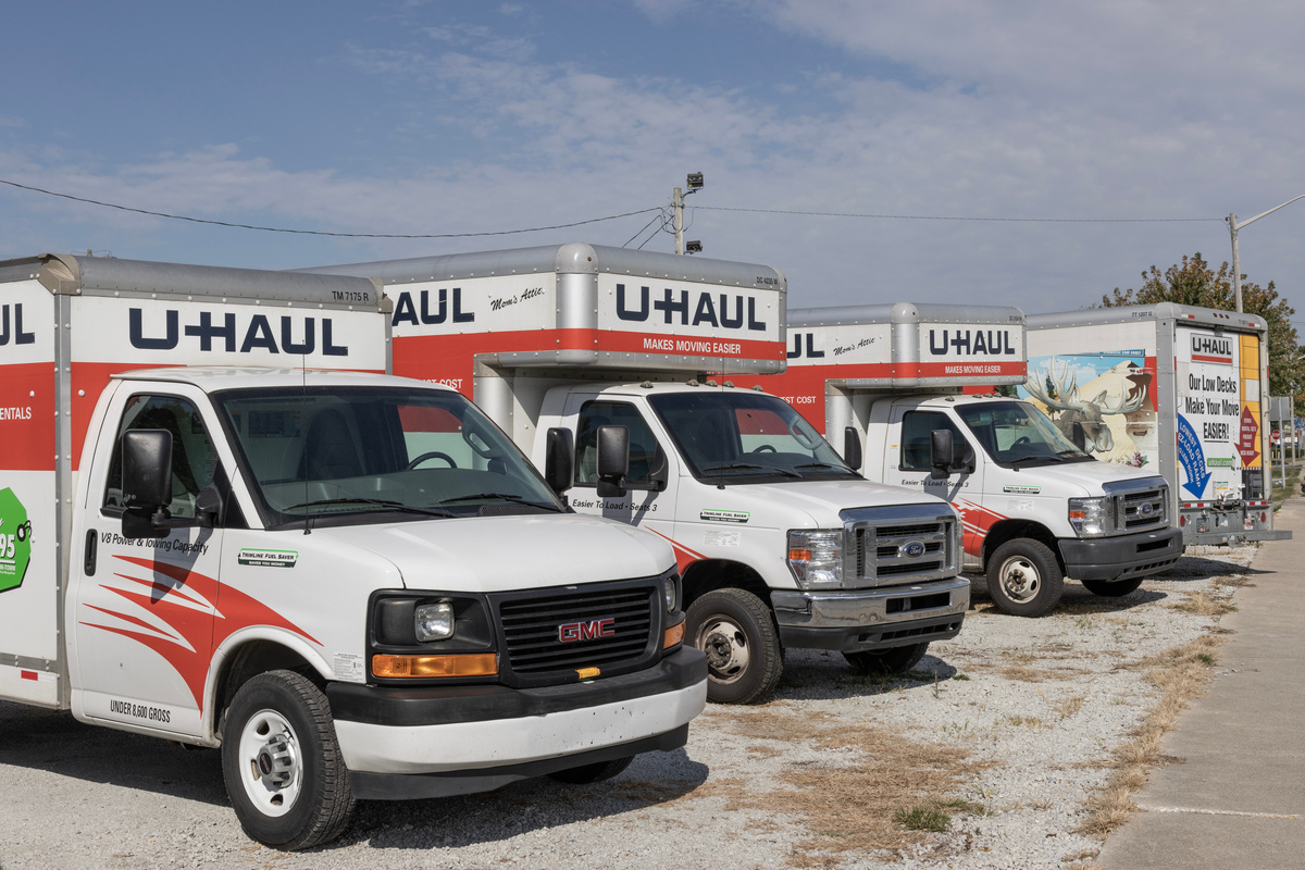 Kokomo September 22, 2023: U Haul Moving Truck Rental Location. U Haul offers moving and storage solutions. Kokomo September 22, 2023: U Haul Moving Truck Rental Location. U Haul offers moving and storage solutions.