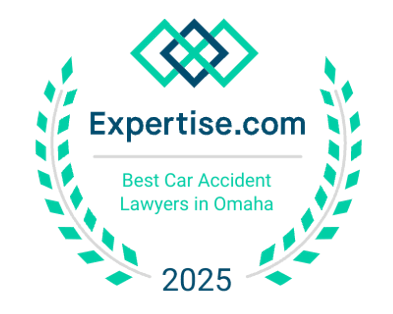 2025 Best NE Omaha Car Accident Attorney award badge